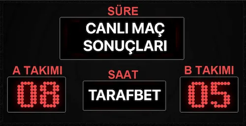 Tarafbet Canlı Maç Sonuçları